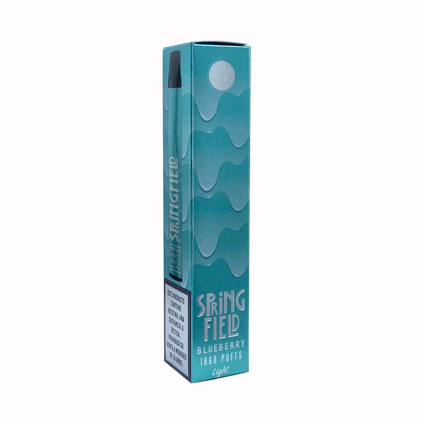 Vape Springfield 1688 puffs - Sabor Blueberry - (1.5% o 0% Nicotina)