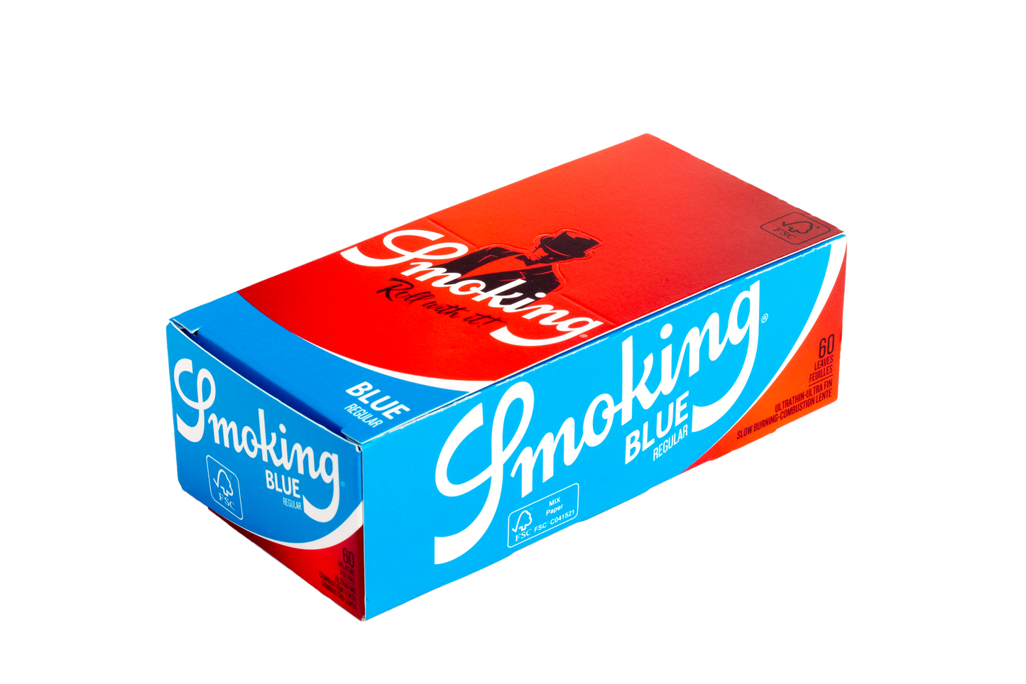 Papel Smoking - Blue Regular - Librito x 60 hojas