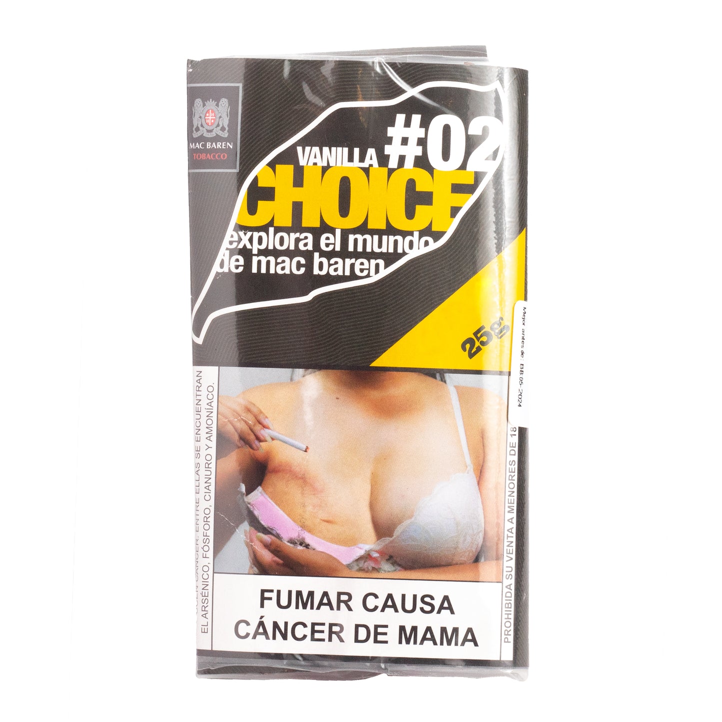 Tabaco Choice - Sabor Vainilla - 25 gr