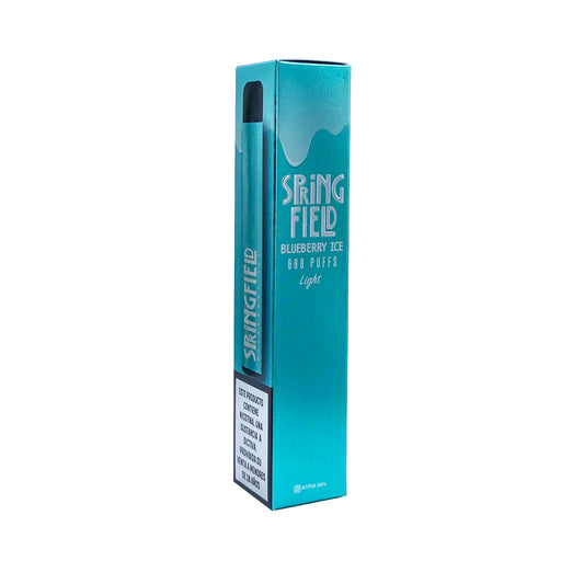 Vape Springfield 688 puffs - Sabor Blueberry Ice - (1.5% o 0% Nicotina)