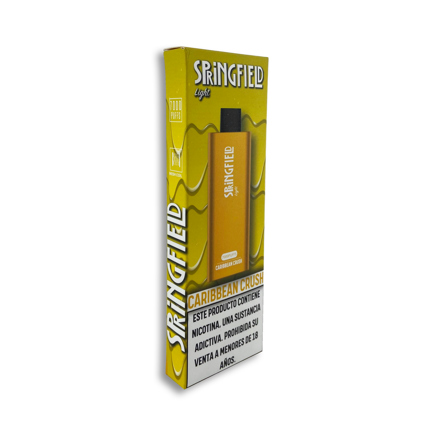 Vape Springfield 7000 puffs - Sabor Caribbean Crush - 1.5% de Nicotina